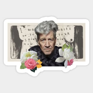 Lynch collage Sticker